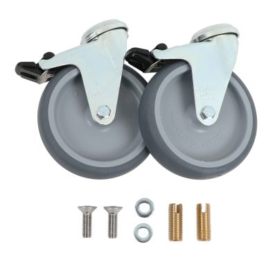 Wheel 100 mm with Brake for DE 1242 2/pack