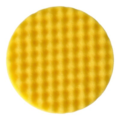 Gąbka polerska, żółta, waflowa